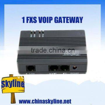 HT912T,support SIP and H.323,1 fxs port voip ata gateway