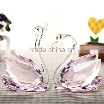 Top K9 Clear Crystal Wedding Favors Swans photo-5