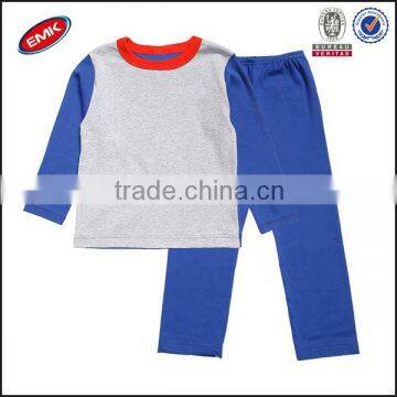 Wholesales Kids Autumn Clothes Bulk Two Tone Long Sleeve Sweater and Pants for Boys