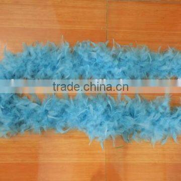 Light blue feather boa