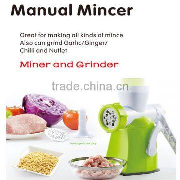 Meat mincer, Manual Meat Grinder, hot sale meat mixer grinder