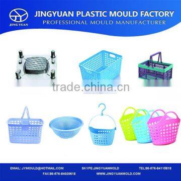 2014 China Hot Sales Plastic Basket Moulds / Hanging Baskets Injection Molds in Taizhou