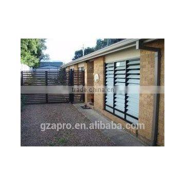 Rational Construction Aluminum Louver Door Design at Reasonable Price