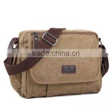 Top Quality Male Canvas Messenger Bag for Teenager