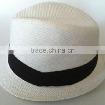 Wholesale fashion WHITE PAPER fedora hats for men