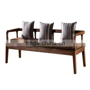 New model modern design wooden sofa set with or without cushion