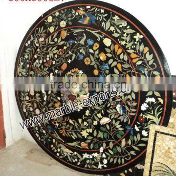 Dinning Table Pietra Dura Marble Dining Table Top