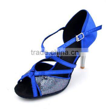 Simple style high heel women ballroom dance shoes latin dance shoes hot sale