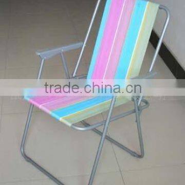 steel spring beach chair with high quality