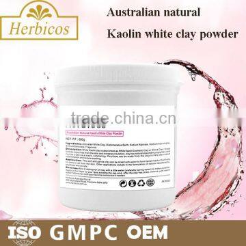 Australian Natural Kaolin White Clay Powder/Private Label Powder Mask 600g