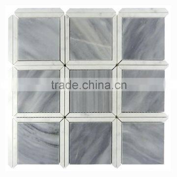 Best selling tumbling blocks marble mosaic for hospital