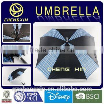 checker design umbrella for business