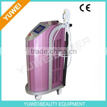 YUWEI vertical IPL Hair Removal Machine with IPL Xenon Lamp Made in Germany