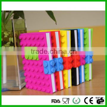 Colorful silicone notebook cover in A4 /A5/A6 size