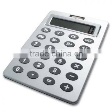 office promotional gifts,big size,A4 size clipboard ,colorful dual power 8 digital calculator ,a4 jumbo calculators