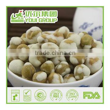 Wholesale Natural Wasabi Green Peas Coated Green Peas Snacks