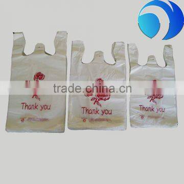 2016 HDPE plastic clear vegetable bag on roll