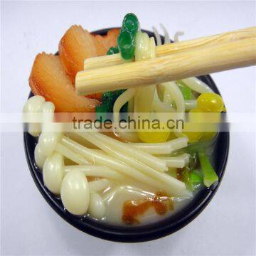 Creative mini fake food in bowl handicraft in fridge magnet design for business decoration display