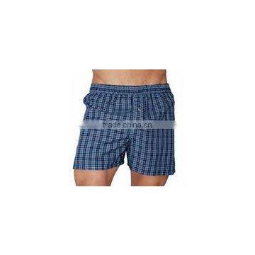 100% COTTON BOXER SHORTS UNDERWEAR WOVEN PLAID