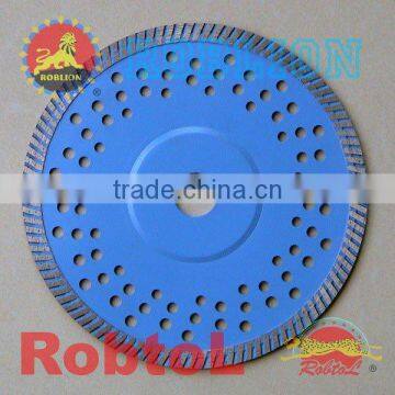 Small Turbo Diamond Blade for Fast Cutting Hard and Dense Material with Flange--GEFA-sunny