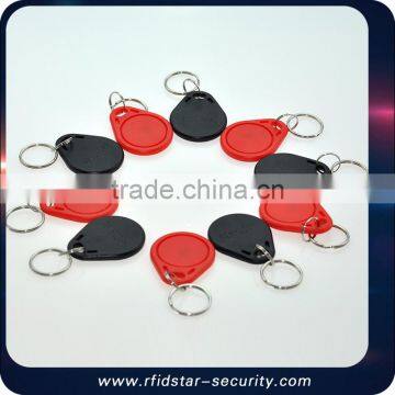 125KHz/13.56MHz rfid key tag, waterproof active rfid tag price