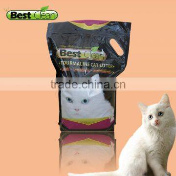 2015 high quality premium Tourmaline cat litter cat sand