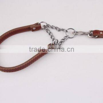 Personalized Design Functional Pet Collar Dog Leash Leather Dog Leash for Training Walking, Real Leather Dog Leash Made in China photo-4