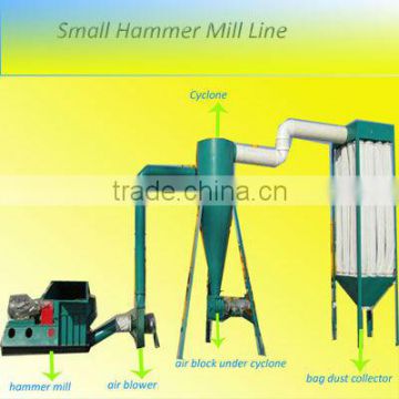 CS 3-4 ton per hour Multifunctional Hammer Wood Mill with pellet mill/ Wood Hammer Crusher