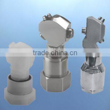 360 degree fluid driven turbine tank cleaning nozzle