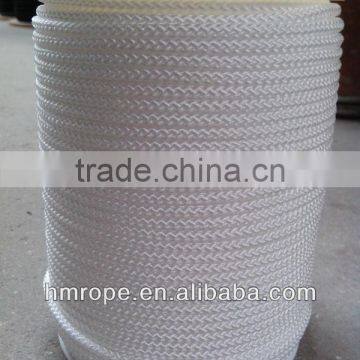 pp braided rope white color 16 strand