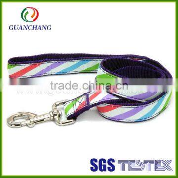Custom Print Logo Dog Leash With Metal Clips photo-5