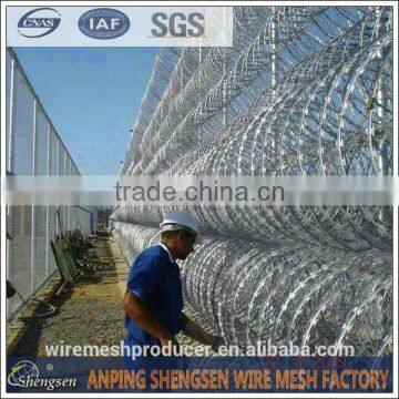 concertina wire specifications low price concertina razor barbed wire hot sales with ISO9001 certificate