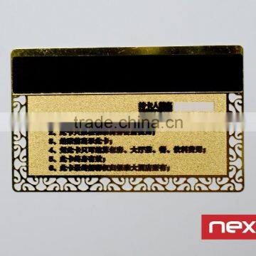 Metal Golden Stainless Steel Member Card photo-2