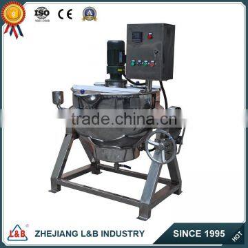 500L electric steam heating jacketed kettle vessel