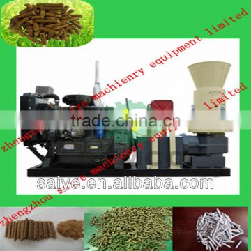 Sawdust moving roller pellet machine