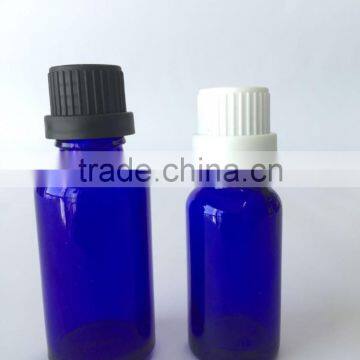 30ml blue dropper glass bottle with big head screw cap and orifice reducer