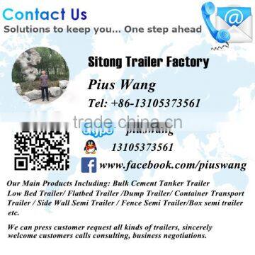 Factory Direct 3 Axles Stake Semi Trailer With Fence for Livestock / Beast / Cattle Transportation photo-6