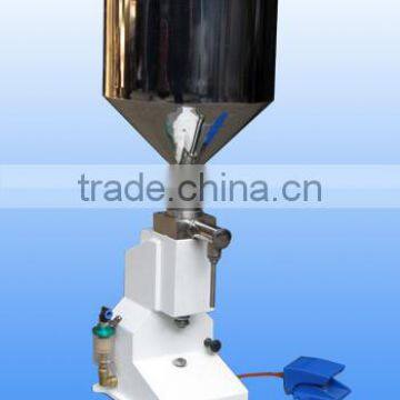 Pneumatic liquid filling machine for milk,oils, ointment, honey