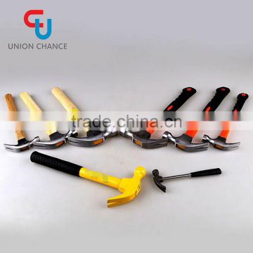 High Quality Claw Hammer With Black Rubber Handle