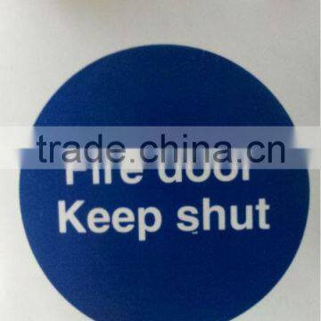 Vinyl Adhesive Sticker/ fire door keep shut Sign