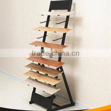 Multi-tier Floor Standing Metal Display Rack For Tiles