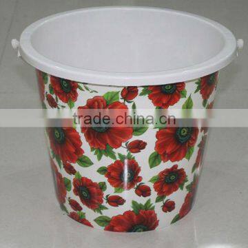 hot sale househoud plastic buckets with plastic handles