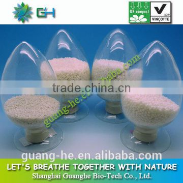 GH401 100% compostable plastic polymer raw material pla granule for injection molding