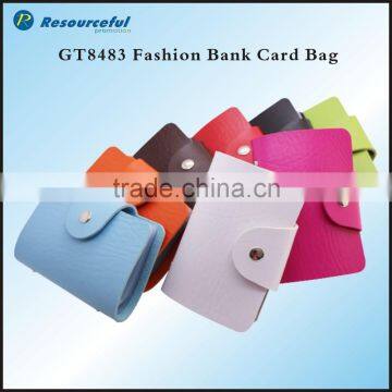 Fashion Leather+metal Card Wallet/card Holder