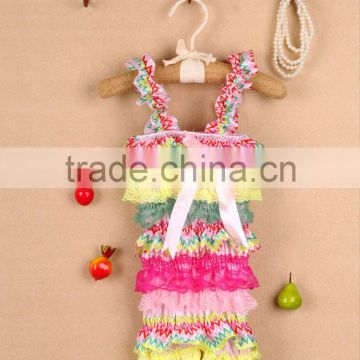 Fashion Cute Satin Plain Baby Romper Set