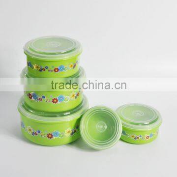 5 Pieces Round pp Plastic Food Storage Container photo-3