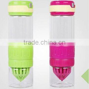 water bottle infuser fruit/fruit water bottle joy shaker