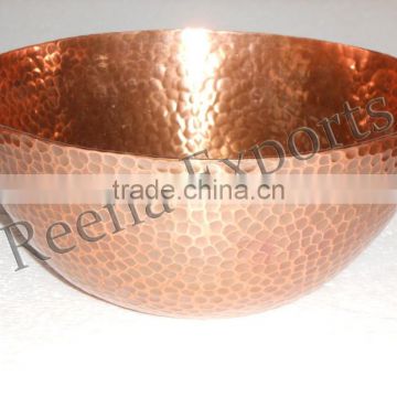 Copper Hammered Bowls