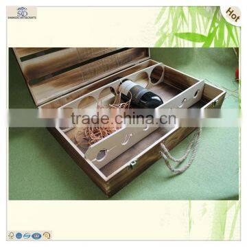 Custom Pine Fruit Vegetables Wine Beer Wooden Box photo-3