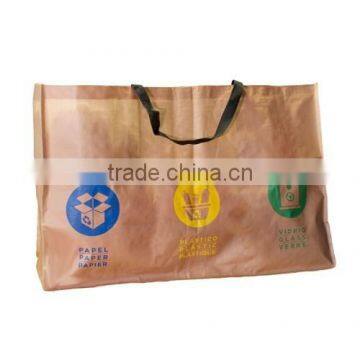 New fancy custome logo printed big shopping bag with handle